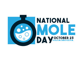 National Mole Day. October 23.