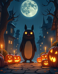 drawn halloween illustration