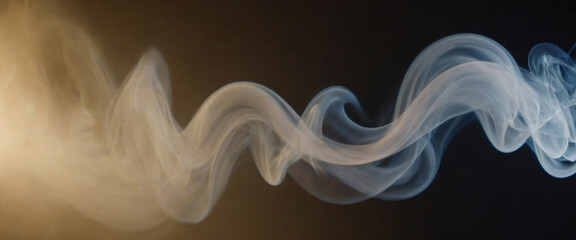 Abstract Smoke Trails on a Dark Background