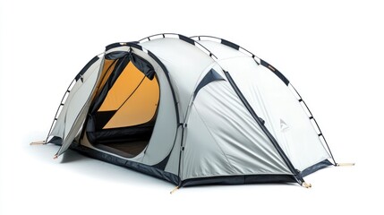 A spacious camping tent designed for outdoor adventures and protection from the elements.