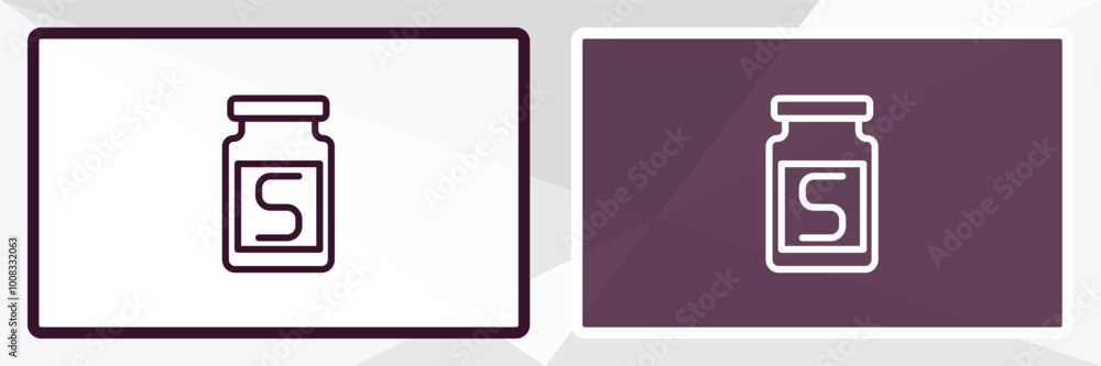 Poster solvent outline icon. linear vector from cleaning concept. thin line white and black solvent icon is