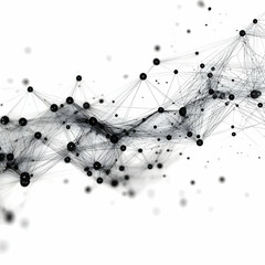 Abstract Network Connections Background Illustration