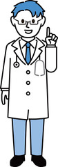 白衣を着た医者