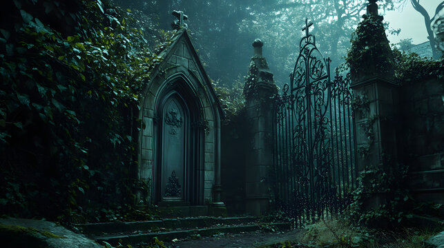 Gothic Mausoleum - Powered by Adobe