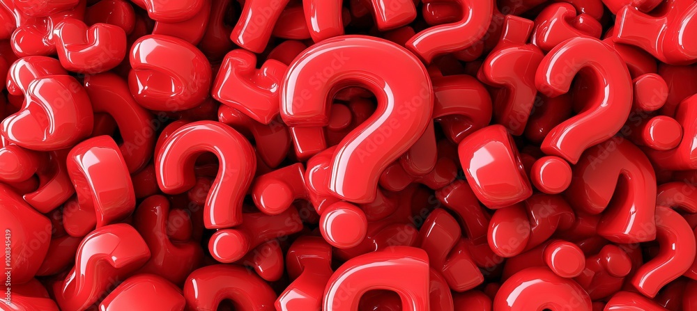 Poster Question mark texture background. Creative solution and critical thinking. Generative AI technology.	
