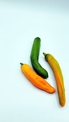 カラフル万願寺とうがらし・Colorful Manganji chili peppers・화려한 만원사와 우가라시