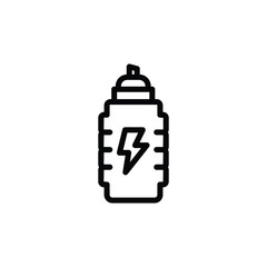 electrolyte drink icon or logo design isolated sign symbol vector illustration - high quality line style vector icon suitable for designers, web developers, displays and websites