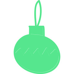 Christmas, New Year Vector Icon element, Isolated white background