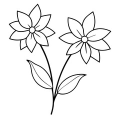 Fototapeta premium Colorful Coreopsis Blossoms Vector Artwork for Nature Enthusiasts 