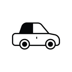 sedan icon vector stock illustration