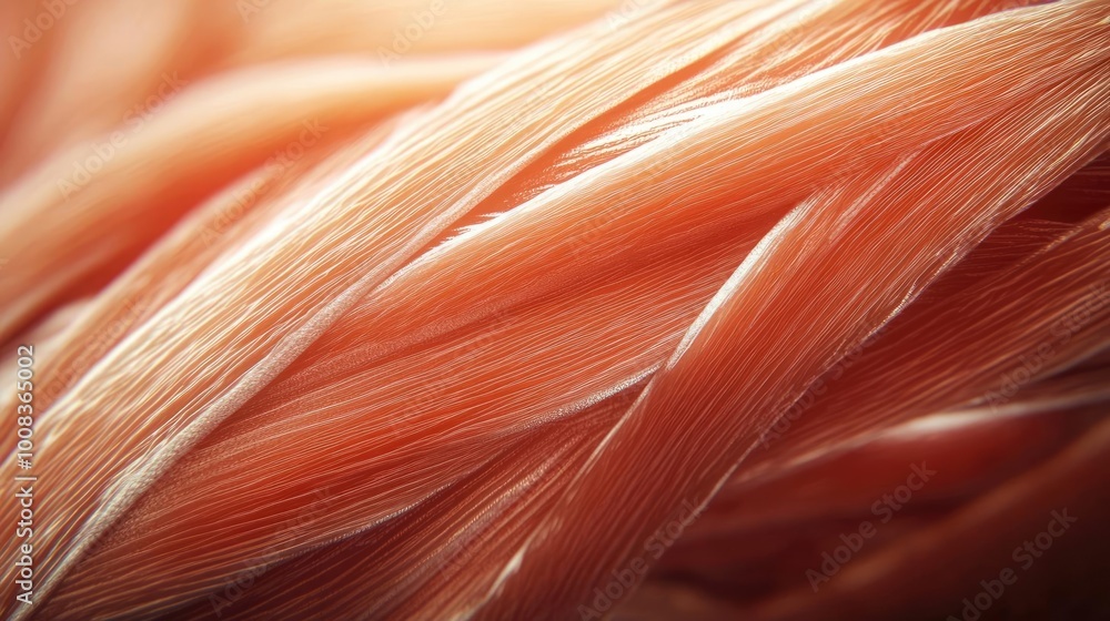 Poster close-up view of textured strands, showcasing intricate details and soft hues, perfect for creative 
