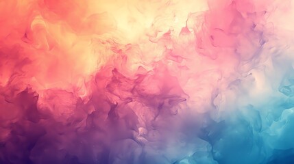 Fototapeta premium Abstract colorful smoke background with pink, orange, and blue hues. Perfect for design projects.