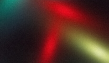 Abstract red blue orange color glowing neon light beams grainy gradient backdrop design. Elegant bright, shiny, glowing, noisy multicolored neon gradient banner, poster, website header.