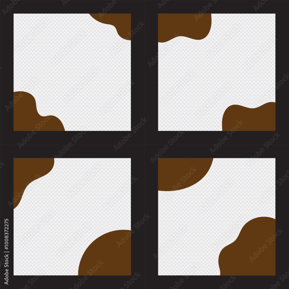 Poster divider shape collection for websites. abstract top and bottom design elements. waves, curve separat