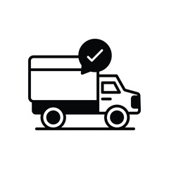 Lorry icon vector stock illustration