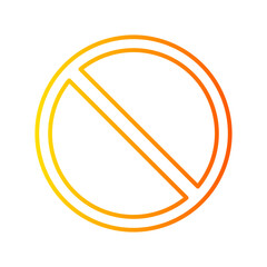 no waiting gradient icon