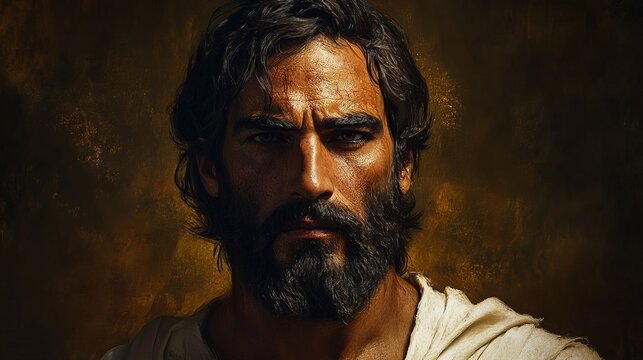 A man with a beard, Jesus Christ