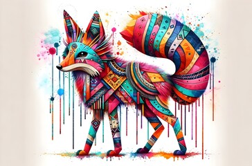 "Zorros Cósmicos: Espíritus de Colores"