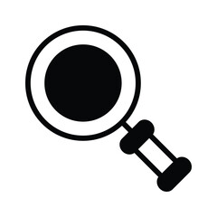 Magnifying glass for closely examining small details in research