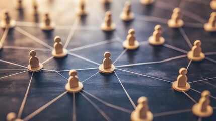 Human Connection and Networking Concept Illustration