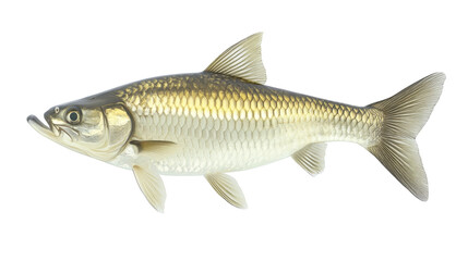 Tarpon fish isolated on transparent background