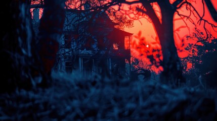 Witches Gathering on a Mysterious Halloween Night