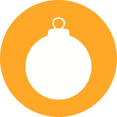 Christmas, New Year Vector Icon element, Isolated white background