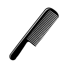 comb silhouette icon with Transparent Background Clipart