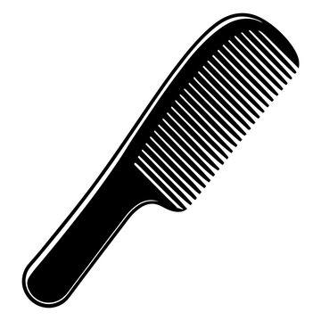 recommend clip art: comb silhouette icon with Transparent Background Clipart