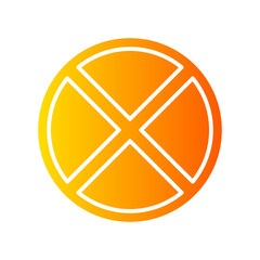 no stopping gradient icon