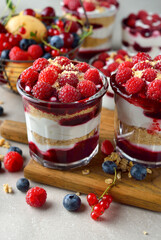 Parfait with berries