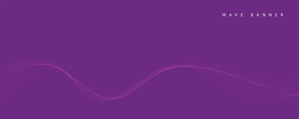 abstract purple wave background