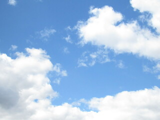 blue sky with clouds