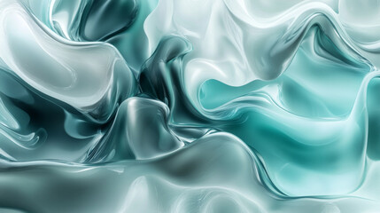 Obraz premium blue satin background