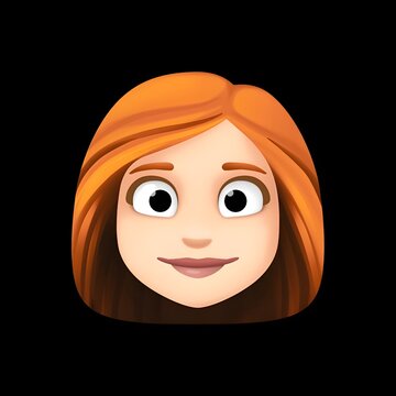 Red-Haired Woman Emoji

