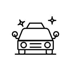 Taxi icon vector stock illustration