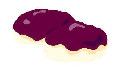 あんこ餅のイラスト