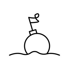buoys line icon