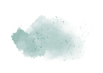Pastel green watercolor paint stroke background for banner or card invitation and card wedding elements