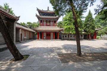 Fototapeta premium Temple architecture in Xi'an, China