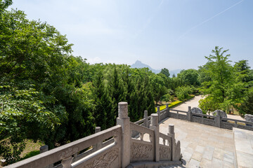 Temple architecture in Xi'an, China