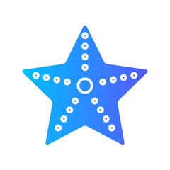 Obraz premium starfish gradient icon