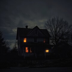 Creepy Doll in an Abandoned House