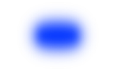 Blue transparent gradient oval