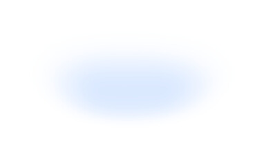 Blue transparent gradient oval