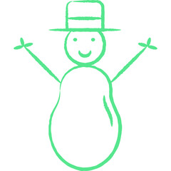 Christmas, New Year Vector Icon element, Isolated white background