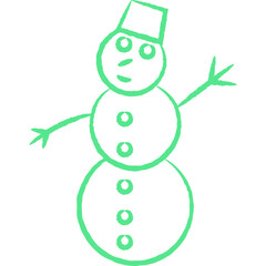 Christmas, New Year Vector Icon element, Isolated white background