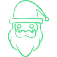 Christmas, New Year Vector Icon element, Isolated white background