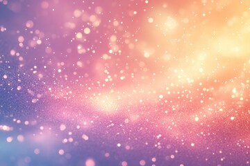 Dreamy Gradient Abstract Background with Sparkling Bokeh Lights for Design, Print, Card, Poster