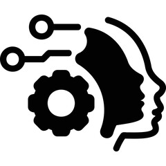 Simple vector icon intelligence customisation